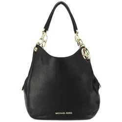 Michael Kors Lillie Beuteltasche schwarz 30T9G0LE3L-001 - Handtaschen aus genarbtem Rindsleder, stilvoll und perfekt für den Alltag oder besondere Anlässe.