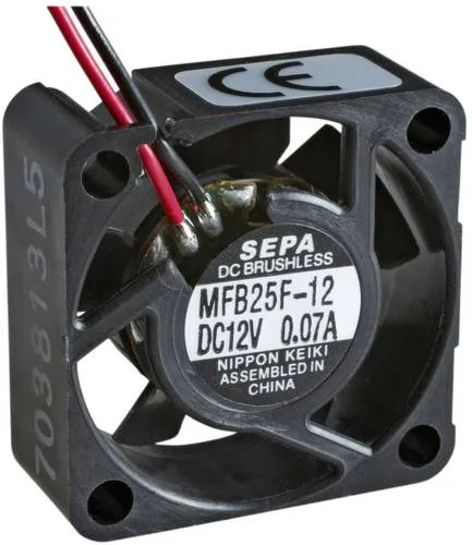 SEPA MFB25F12 Axiallüfter 12 V/DC 4.2 m³/h (L x B x H) 25 x 25 x 10mm