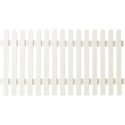 Plus Vorgartenzaun Retro 150 x 80 cm – Eleganter Sichtschutz in Weiß - Stilvoller Vorgartenzaun im Retro-Design, ideal für dekorative Abgrenzungen. Mit robuster Verarbeitung für lange Haltbarkeit.