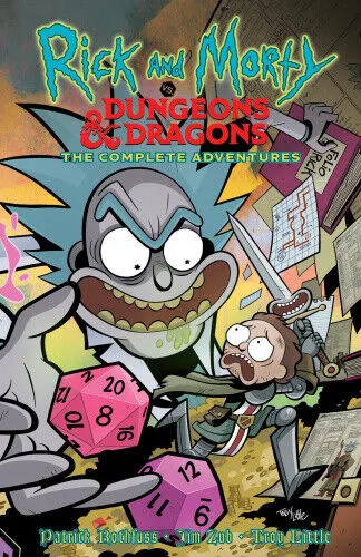 Rick and Morty vs. Dungeons & Dragons: Die kompletten Abenteuer von Jim Zub - Bücher, spannende Mischung aus Comics und Rollenspiel, ideal für Fans von Rick and Morty und D&D!