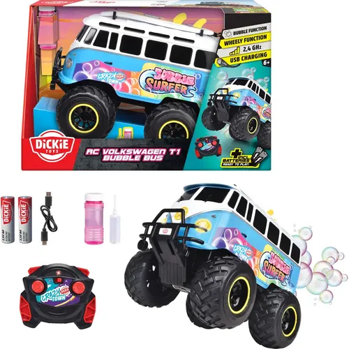 RC Volkswagen T1 Bubble Bus 1:20 - RC-Modelle, detailgetreues Sammlermodell mit funkferngesteuerten Funktionen für Fahrspaß und Nostalgie.