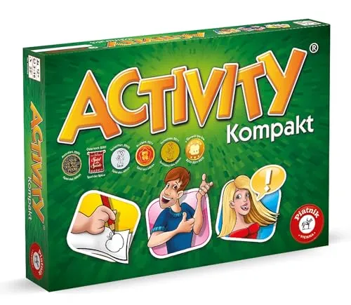 Piatnik - Activity Kompaktausgabe für 3-16 Spieler, der beliebte Spieleklassiker für unvergessliche Abende ab 12 Jahren