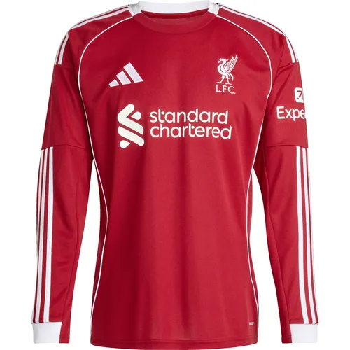 ADIDAS Herren Trikot Liverpool FC 25/26 Heimtrikot - Stylisches Heimtrikot für Fans des FC Liverpool. Mit feuchtigkeitsregulierendem AEROREADY für optimalen Komfort und nostalgischem Design. Ideal für den Stadionbesuch oder das Training.