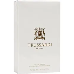 Trussardi Donna 2011 Eau de Parfum 50 ml - Damenduft mit blumigem Cocktail, ideal für kalte Tage. Erleben Sie die frische Kopfnote aus Obst und Yuzu, kombiniert mit Jasmin und Vanille für gute Laune!