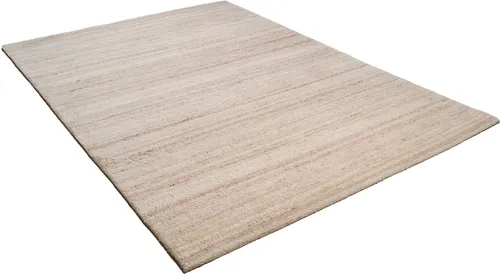 THEKO Wollteppich Royal Berber Uni – 100% Schurwolle für Ihr Zuhause - Kurzflor-Teppiche mit Berber Optik, flauschigem Flor und hoher Strapazierfähigkeit. Ideal für Wohnzimmer und Schlafzimmer, verleiht jedem Raum einen besonderen Wohlfühlfaktor.