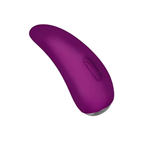 Zungenförmiger Auflegevibrator aus Silikon, 9 cm