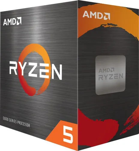 AMD Ryzen 5 5600X Prozessor - 6 Kerne, 12 Threads, 3.70 GHz Basis- und 4.60 GHz Turbotakt, beeindruckende Gaming-Performance und effizientes Multitasking