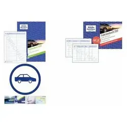 AVERY Zweckform 223-5 Fahrtenbuch - 5er-Pack A5, für PKW, vom Finanzamt anerkannt, robust und umweltfreundlich, ideal für steuerliche km-Nachweise in Deutschland und Österreich