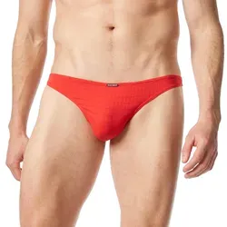 String BRUNO BANANI "CHECK LINE 2.0 STRING", Herren, Gr. 4 (S), rot (rot marine), Obermaterial: 90% Polyamid, 7% Elasthan, 3% sonstige Fasern, bequem, Unterhosen