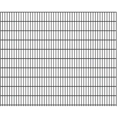 Fa-Bausysteme Doppelstabmatte 6/5/6 Anthrazitgrau 2030 mm - Gartenzäune: Robuster Doppelstabmattenzaun in eleganter anthrazitgrauer Farbe, idealer Schutz für Ihr Grundstück und gleichzeitig ästhetisches Highlight.