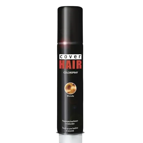 COVER HAIR - Color Hair Ansatzspray Blond 100ml für mühelose & schnelle Abdeckung des Haaransatzes I Schonend & zuverlässig Haaransatz kaschieren dank maximaler Deckkraft & wetterfester Formel