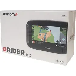 Rider 550 - Kompaktes Navigationsgerät mit 4,3 Zoll WQVGA TFT-Farbdisplay, ideal für Reisen und Outdoor-Aktivitäten