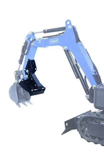 Scheppach Haltekralle inkl. Baggerdaumen für Mini-Bagger EXC815 - Sonstige Gartentechnik, robuste Haltekralle verbessert die Handhabung beim Heben und Transportieren von unregelmäßig geformten Materialien wie Steinen und Bauschutt.