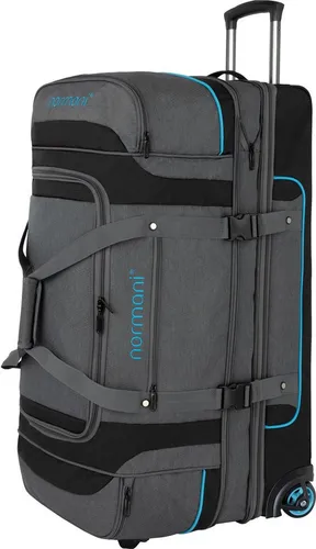 normani Reisetasche Reisetrolley Gigaro 120-150 L, erweiterbar - Die normani Reisetasche Gigaro bietet dir bei Bedarf zusätzlichen Stauraum von bis zu 150 Litern. Mit leichtläufigen Rollen und durchdachter Fächeraufteilung ist sie der ideale Begleiter für jede Reise.