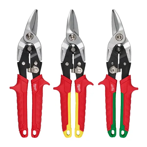 Milwaukee Blechscheren-Set 4932499020 (3-teilig) 230 mm - Praktisches 3-teiliges Blechscheren-Set für präzise Schnitte. Ideal für den professionellen Einsatz in der Metallbearbeitung.