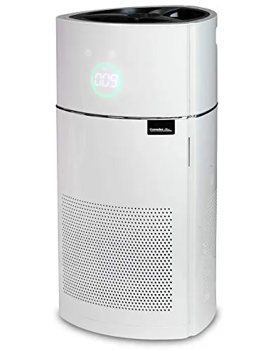 Comedes Lavaero 900 - Leistungsstarker 5-Stufen Luftreiniger mit HEPA-Filter und Ionisator - Luftreiniger für Räume bis 60m², entfernt 95% aller Mikropartikel und bindet Gerüche, ideal für Allergiker und Raucher.