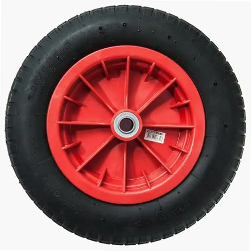 RUOTA gonfiabile 13 Zoll - Luftbereifung für Handwagen, Schubkarren und Gartenanhänger, extrem langlebig und umweltfreundlich aus recyceltem Gummi, passt sich flexibel an verschiedene Geräte an.