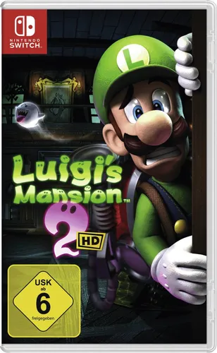 Nintendo Luigi's Mansion 2 HD - Nintendo Switch Spiel, gruselige Abenteuer mit Luigi in HD-Qualität