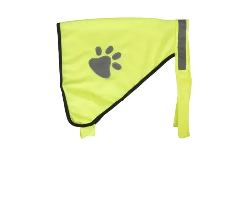 Sicherheitsweste Hund,Safety Dog, Karlie, Gelb,Gr. M,Signalweste, Weste, B WARE