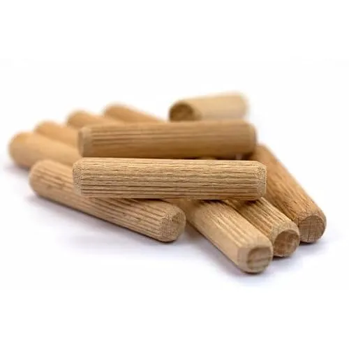 PARCO Riffeldübel, Holzdübel, Holzstopfen, Dübelstangen, Holznadeln beidseitig gefast 8,0x30mm 1,0 kg