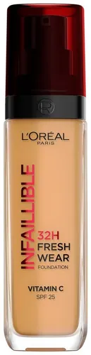 L'ORÉAL PARIS Foundation INFAILLIBLE 32H FRESH WEAR MAKE-UP FOUNDATION, wirkt bis zu 32 Stunden lang wie frisch aufgetragen