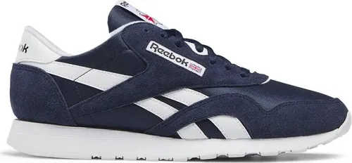 Reebok Herren Klassisches Nylon Sneaker Vecnav Ftwwht Ftwwht 40 EU - Herren-Sneaker mit flacher Absatzform und hochwertigem Leder-Obermaterial, ideal für stilvolle Freizeitlooks.