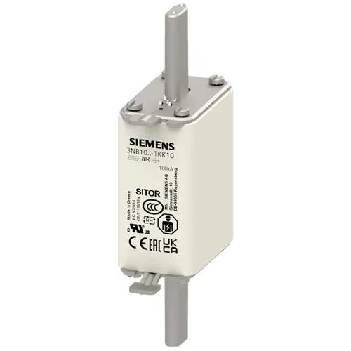 Siemens 3NB10201KK10 Sicherungseinsatz 50A - SITOR-Sicherungseinsatz Baugröße 0, bietet hohe Sicherheit mit 50A aR und ist ideal für anspruchsvolle Anwendungen in der Elektroinstallation.