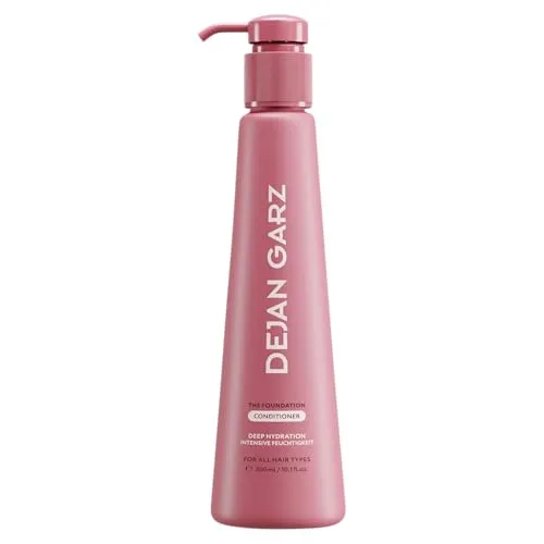 Dejan Garz Feuchtigkeitsspendender Conditioner – The Foundation – Haarspühlung Damen für Frizz-Kontrolle & Geschmeidigkeit – Reichhaltige Haarpflege mit Argan- & Jojobaöl (300 ml)