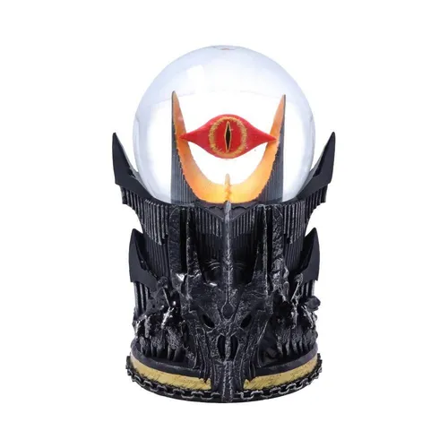 NEMESIS NOW - LORD OF THE RINGS SAURON Schneekugel - Nussknacker, detailreiche Schneekugel mit Sauron aus Herr der Ringe, ein einzigartiges Sammlerstück für Fans und Liebhaber.