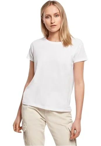 Build Your Brand Damen By052-ladies Box Tee T-Shirt, Weiß, 4XL EU