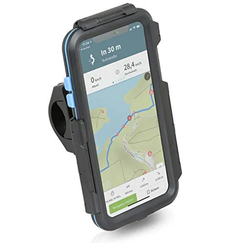 Wicked Chili Tour Case kompatibel mit iPhone 11 Pro MAX iPX5 Schutzhülle + Motorrad Bike MTB Handy Fahrrad Navigation Halterung - Outdoor Schutz Case und Lenker Halterung