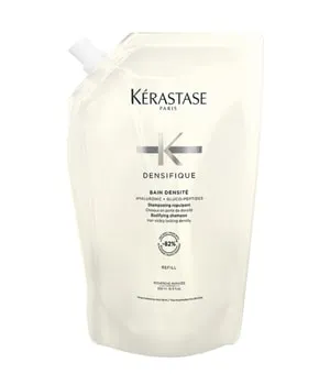 Kérastase Densifique Bain Densité Refill 500 ml - Shampoo für dünner werdendes Haar, stärkt die Haarfaser und sorgt für mehr Griffigkeit und Elastizität. Mit STEMOXYDINE, Hyaluronsäure und Ceramiden für fülligeres Haargefühl.