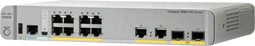 Cisco WS-C3560CX-8PC-S Managed Gigabit Ethernet (10/100/1000) Power over Ethernet (PoE) White network switch - Weiß