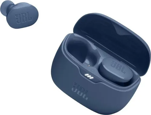 JBL Tune Buds - Wasserresistente True-Wireless In-Ear-Kopfhörer mit Noise-Cancelling, 48h Musikwiedergabe und Pure Bass Sound in Blau