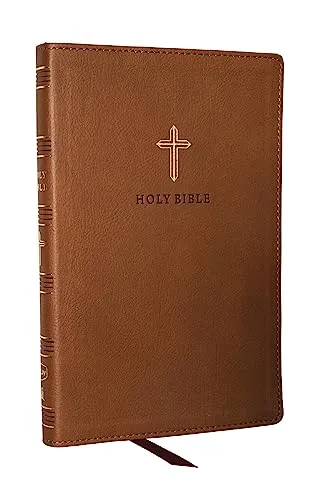 KJV Holy Bible: Ultra Thinline, Brown Leathersoft, Red Letter, Comfort Print: King James Version: King James Version, Brown, Leathersoft, Ultra ... Translations Diligently Compared and Revis