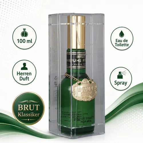 Brut Classic Prestige Edt 100 ml - Herrendüfte mit maskulinem Charakter, ikonischer Duft in limitierter Edition, perfekt als Geschenk, 100 ml