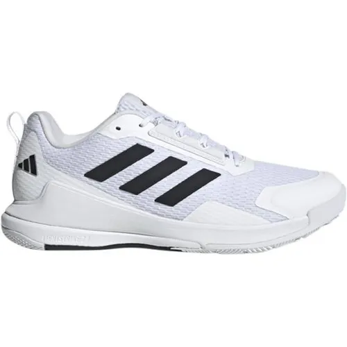 ADIDAS Herren Handballschuhe Novaflight 2 Indoor - Leistungsstarke Handballschuhe für Hallenböden. Weiches Obermaterial und gepolsterte Zunge bieten hohen Tragekomfort. Die abriebfeste Außensohle sorgt für optimalen Grip bei schnellen Bewegungen.