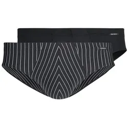 Skiny Herren Brasil Slip, 2er Set Micro-Multipack - Herren-Slips im klassischen Schnitt mit elastischem Bund, bequem und stylisch im Doppelpack für den Alltag.