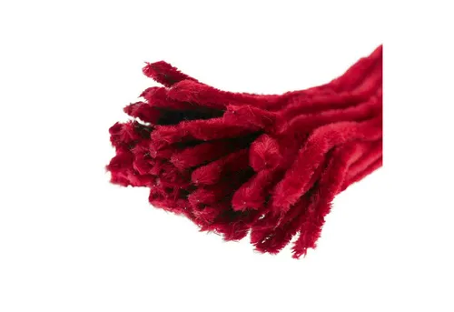 maDDma Bastelnaturmaterial 15 Draht, Pfeifenreiniger 15 mm Länge 30cm, rot