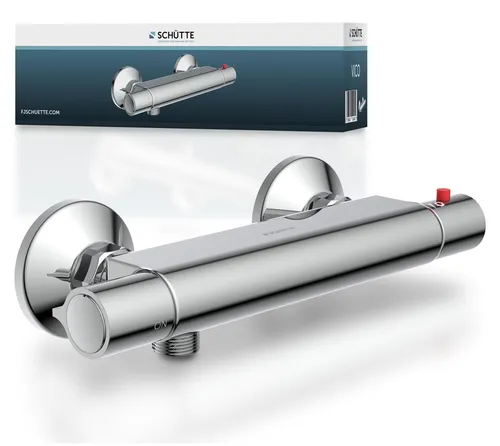 SCHÜTTE VICO Thermostat Duscharmatur - Elegante Badarmatur mit thermostatischer Temperaturregelung für sichere und komfortable Duscherlebnisse.
