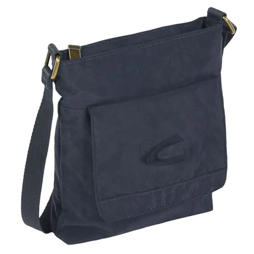 camel active Journey Herren Umhängetasche Crossbody Bag Klein Blau