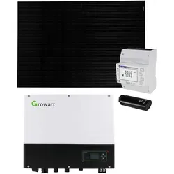 Growatt 6kWp PV-Anlage mit SPH6000TL3-BH-UP - Powerstations, 0% MwSt gemäß §12 III UstG, ideal für nachhaltige Energieversorgung ohne Speicher