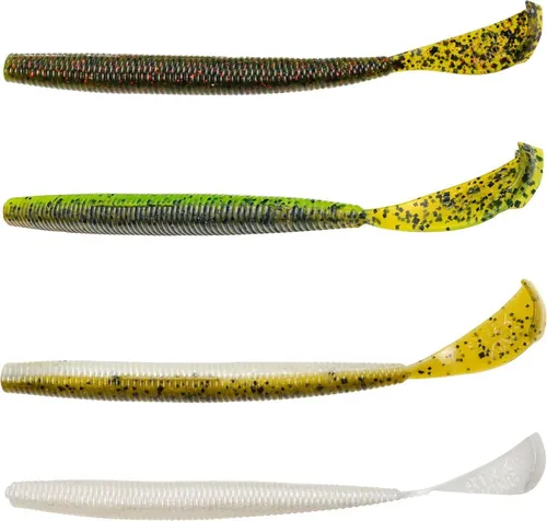 Strike King Rage Cut-R Worm 15cm - 7 Gummiwürmer, Strike King Farbe:Summer Craw