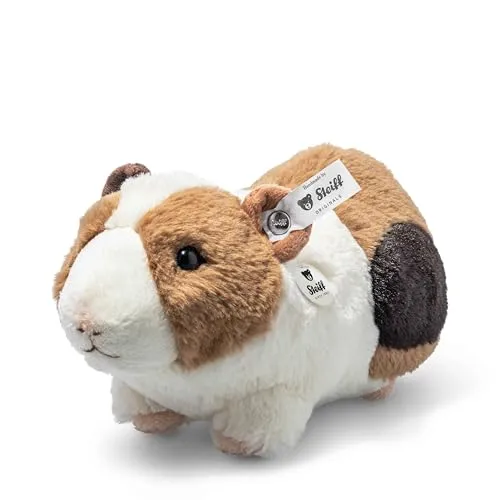 Steiff Kuscheltier Teddies for Tomorrow Dalle Meerschweinchen mit Quietsche - Stofftier & Teddybären, umweltfreundlich aus recycelten PET-Flaschen, ideal als bester Freund für Kinder, mit lustigem Quietschgeräusch für zusätzlichen Spielspaß.