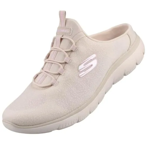 Skechers SUMMITS-SIMPLY SWEET Freizeitschuh in Beige, Größe 41 EU - Sportlicher Hausschuh mit weicher, gepolsterter Innensohle und atmungsaktivem Obermaterial. Ideal für entspannte Tage zuhause oder unterwegs.