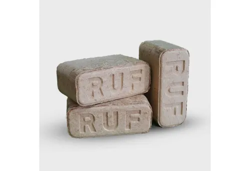 Krok Wood Holzbriketts RUF, ca. 25 kg - Umweltfreundliche Holzbriketts aus 100% Hartholz, ideal für Haushaltsboiler und Öfen. Hohe Wärmeleistung und lange Brenndauer in praktischer Verpackung.