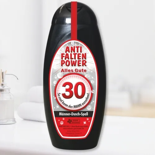 Spaß Duschgel zum 30. Geburtstag Geschenk für Männer Humorapotheke Scherzartikel