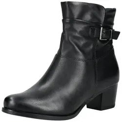 Stiefelette CAPRICE "Caprice Stiefelette Leder", Damen, Gr. 36, schwarz - Wanderschuhe mit elegantem Design und warmem Futter. Ideal für geschäftliche und private Anlässe, bietet diese Stiefelette von CAPRICE hohen Komfort und stilvollen Auftritt.