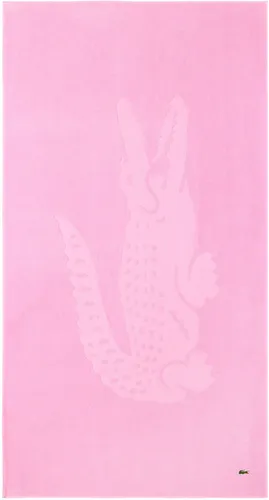 Lacoste Strandtuch "LSPORT", gelato, 90x160 cm - Genießen Sie den Sommer mit dem LSPORT Strandtuch von LACOSTE. Aus 100% Bio-Baumwolle gefertigt, ist es besonders weich und saugfähig. Das ikonische Krokodil-Logo verleiht dem Tuch einen eleganten Look – ideal für Strand, Sport oder Sauna.