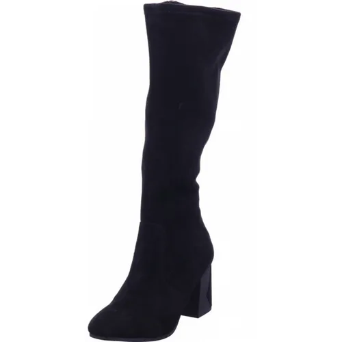 Caprice Damen Stiefel in Schwarz, Größe 36 - Elegante Damenstiefel von CAPRICE mit flexiblem Schaft und schickem Blockabsatz. Ideal für jeden Anlass und vielseitig kombinierbar. Der weiche Textil sorgt für optimalen Komfort und Halt.